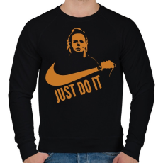 PRINTFASHION Just do it halloween 2 - Férfi pulóver - Fekete