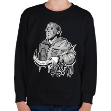 PRINTFASHION Just do it serial killer Halloween - Gyerek pulóver - Fekete