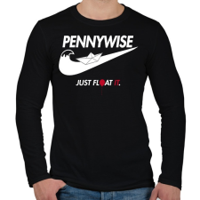 PRINTFASHION Just FLOAT it! - Férfi hosszú ujjú póló - Fekete férfi póló