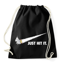 PRINTFASHION Just hit it!! - Sportzsák, Tornazsák - Fekete tornazsák