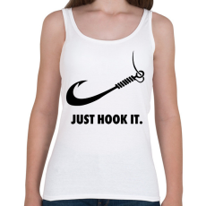 PRINTFASHION Just hook it - Női atléta - Fehér