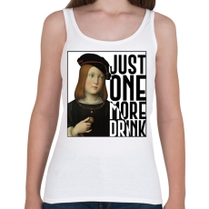 PRINTFASHION Just one more drink - Női atléta - Fehér