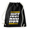 PRINTFASHION Just Run - Sportzsák, Tornazsák - Fekete