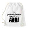 PRINTFASHION Just the real Gentleman - Audi - Sportzsák, Tornazsák - Fehér