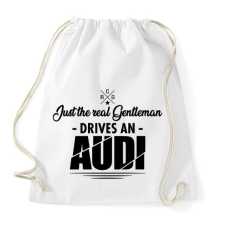 PRINTFASHION Just the real Gentleman - Audi - Sportzsák, Tornazsák - Fehér tornazsák