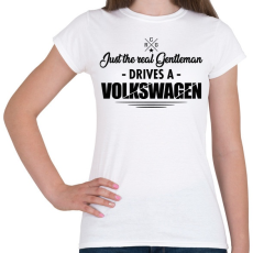 PRINTFASHION Just the real Gentleman - Volkswagen - Női póló - Fehér