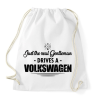 PRINTFASHION Just the real Gentleman - Volkswagen - Sportzsák, Tornazsák - Fehér