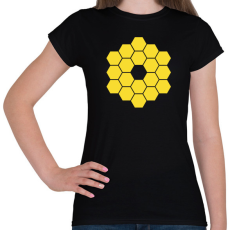 PRINTFASHION JWST James Webb Space Telescope - Női póló - Fekete