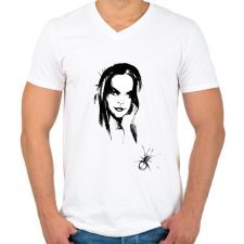 PRINTFASHION k-spiders f..png - Férfi V-nyakú póló - Fehér férfi póló