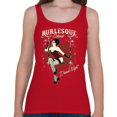 PRINTFASHION Kabaré - Női atléta - Cseresznyepiros