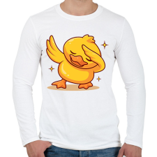 PRINTFASHION kacsa - Férfi hosszú ujjú póló - Fehér férfi póló