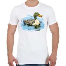 PRINTFASHION Kacsa - Férfi póló - Fehér férfi póló