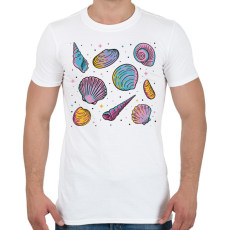 PRINTFASHION Kagylók - Férfi póló - Fehér