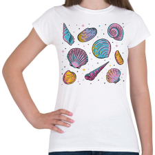 PRINTFASHION Kagylók - Női póló - Fehér női póló