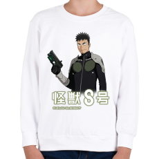 PRINTFASHION Kaiju no.8 - Kafka - Gyerek pulóver - Fehér