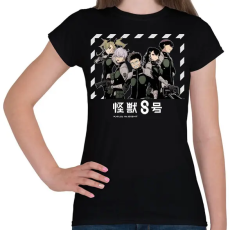 PRINTFASHION Kaiju no.8 - Női póló - Fekete