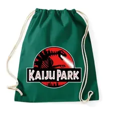 PRINTFASHION Kaiju park - Sportzsák, Tornazsák - Sötétzöld tornazsák