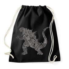 PRINTFASHION Kaiju - Sportzsák, Tornazsák - Fekete tornazsák