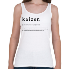 PRINTFASHION Kaizen - Női atléta - Fehér