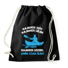 PRINTFASHION Kajakos leszek - Sportzsák, Tornazsák - Fekete tornazsák