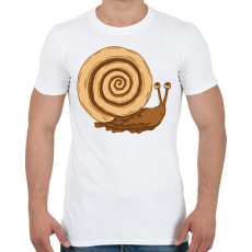 PRINTFASHION Kakaós csiga - Férfi póló - Fehér
