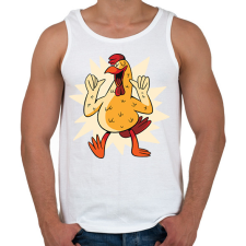 PRINTFASHION Kakas - Férfi atléta - Fehér atléta, trikó