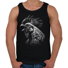 PRINTFASHION Kakas - Férfi atléta - Fekete