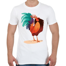 PRINTFASHION Kakas - Férfi póló - Fehér férfi póló