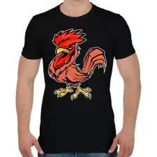 PRINTFASHION Kakas - Férfi póló - Fekete férfi póló