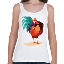 PRINTFASHION Kakas - Női atléta - Fehér női trikó