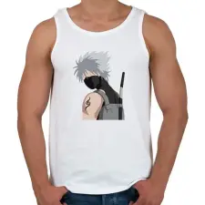 PRINTFASHION kakashi - Férfi atléta - Fehér atléta, trikó