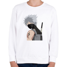 PRINTFASHION kakashi - Gyerek pulóver - Fehér gyerek pulóver, kardigán