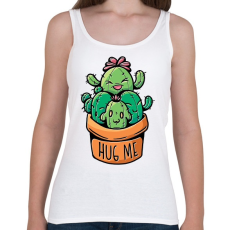 PRINTFASHION Kaktusz család - Női atléta - Fehér