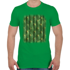 PRINTFASHION Kaktusz póló - Férfi póló - Zöld férfi póló