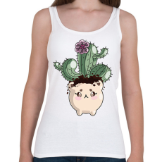 PRINTFASHION Kaktuszka - Női atléta - Fehér