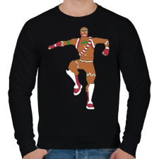 PRINTFASHION Kalácsember Skin - Férfi pulóver - Fekete férfi pulóver, kardigán