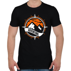 PRINTFASHION Kaland - Férfi póló - Fekete