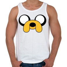 PRINTFASHION Kalandra fel! - Férfi atléta - Fehér