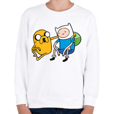 PRINTFASHION kalandra fel - Gyerek pulóver - Fehér
