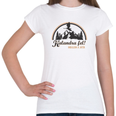 PRINTFASHION Kalandra fel! (Világos póló) - Női póló - Fehér