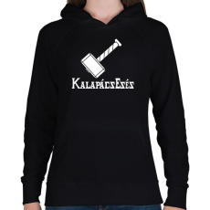 PRINTFASHION Kalapácsesés - Hammerfall - Női kapucnis pulóver - Fekete