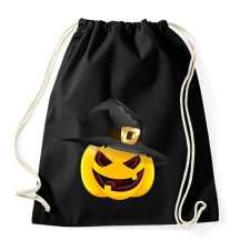 PRINTFASHION Kalapos halloween tök - Sportzsák, Tornazsák - Fekete tornazsák