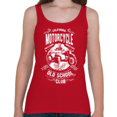 PRINTFASHION Kaliforniai öreg motorosok - Női atléta - Cseresznyepiros