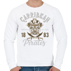 PRINTFASHION Kalóz 02 - Férfi pulóver - Fehér