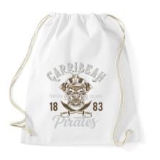 PRINTFASHION Kalóz 02 - Sportzsák, Tornazsák - Fehér tornazsák