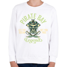 PRINTFASHION Kalóz 03 - Gyerek pulóver - Fehér