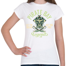 PRINTFASHION Kalóz 03 - Női póló - Fehér