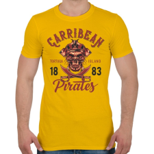 PRINTFASHION Kalóz 04 - Férfi póló - Sárga férfi póló