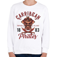 PRINTFASHION Kalóz 04 - Gyerek pulóver - Fehér gyerek pulóver, kardigán