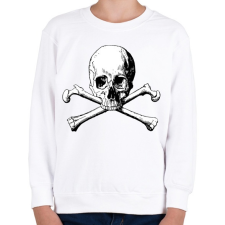 PRINTFASHION Kaloz Mintázat - Gyerek pulóver - Fehér gyerek pulóver, kardigán